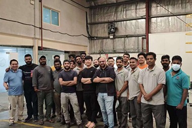 CJWS75 twin-screw #pelletizing line successfully production, helping Iran to produce high-performance HDPE products