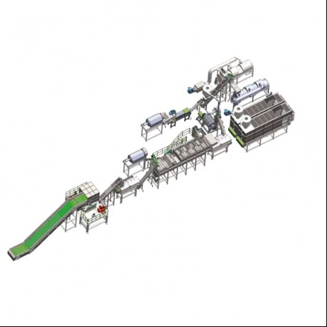 Waste Woven/Plastic Film Recycling Washing Line