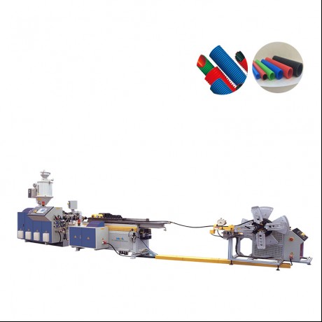 PA/PE/PP/PVC single wall, double-wall corrugated pipe extrusion line