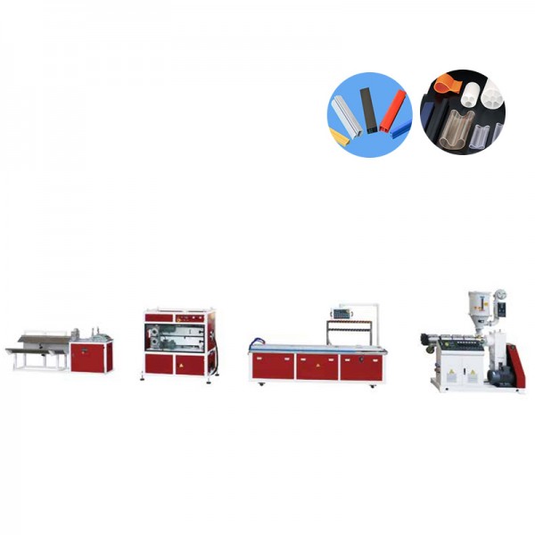 JWELL PVC PP PE PC ABS Small Profile Extrusion Line