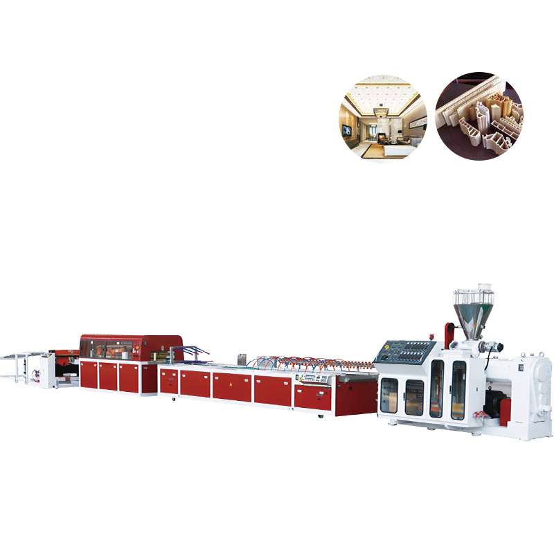 JWELL PVC Wood-Plastic Quick Assembling Board Extrusion Line