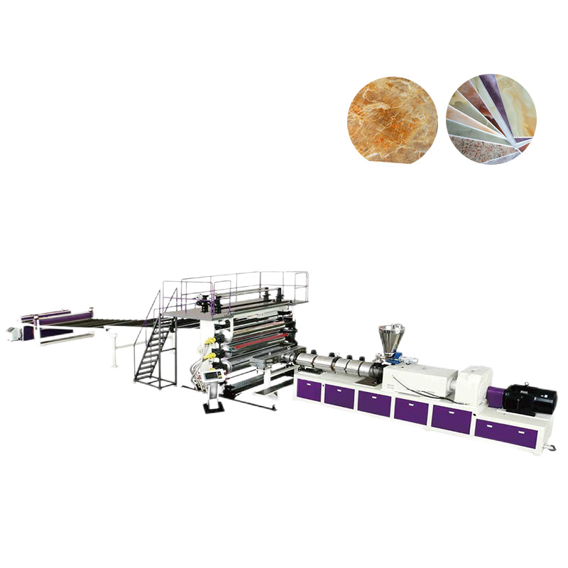 PVC Decoration/Marble Sheet Extrusion Line